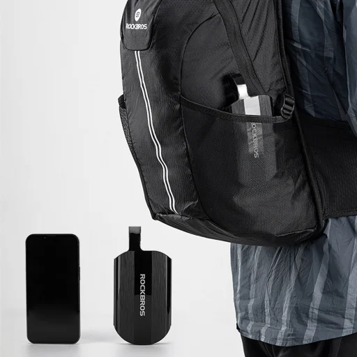 Rockbros FK-810 skladacia teleskopická sada blatníkov na bicykel - čierna - 8