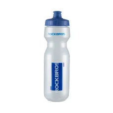 Rockbros 750 ml kerékpáros kulacs - Átlátszó kék ivócsőrrel