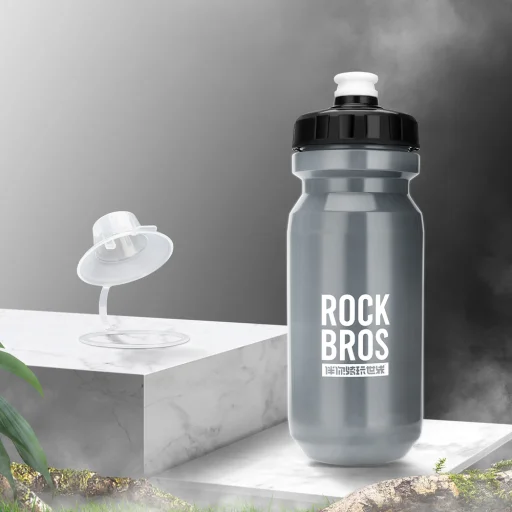 Rockbros 600 ml Cyklistická fľaša - sivá - 3
