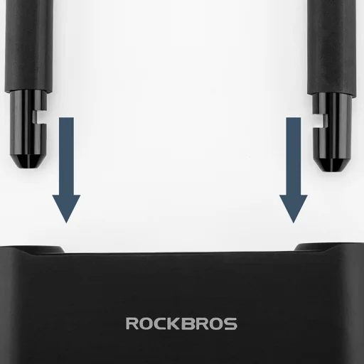 Rockbros 32210818001 SMART zámok na bicykel s čítačkou odtlačkov prstov a Bluetooth pripojením - čierny - 7