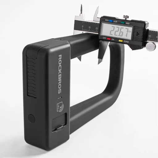 Rockbros RBNS1 SMART zámok na bicykel s NFC čítačkou - čierny - 4