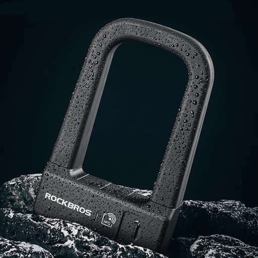 Rockbros RBNS1 SMART zámok na bicykel s NFC čítačkou - čierny - 9