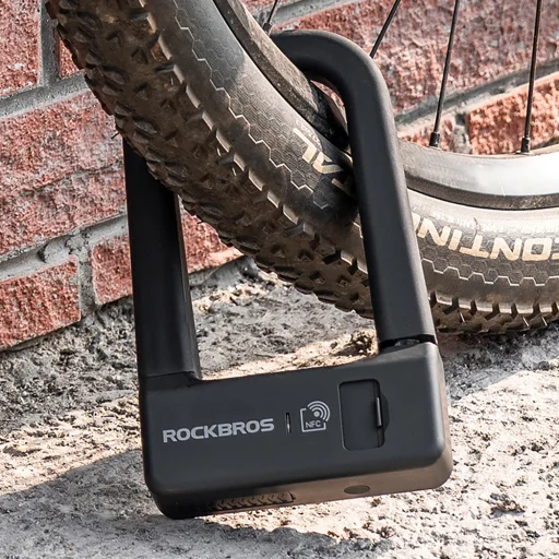Rockbros RBNS1 SMART zámok na bicykel s NFC čítačkou - čierny - 10