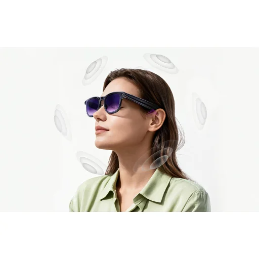 Colmi A2 AI slnečné okuliare s UV filtrom (3 páry vymeniteľných skiel) - 11