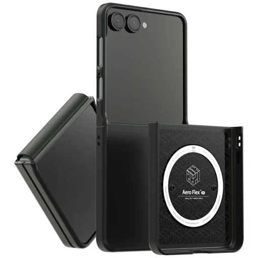 Samsung Galaxy Z Flip 7 Araree Aero Flex M MagSafe Qi2 tok fekete - 1