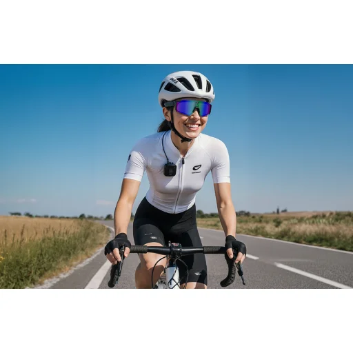 Colmi V06 AI oranžové športové okuliare s UV filtrom - 7