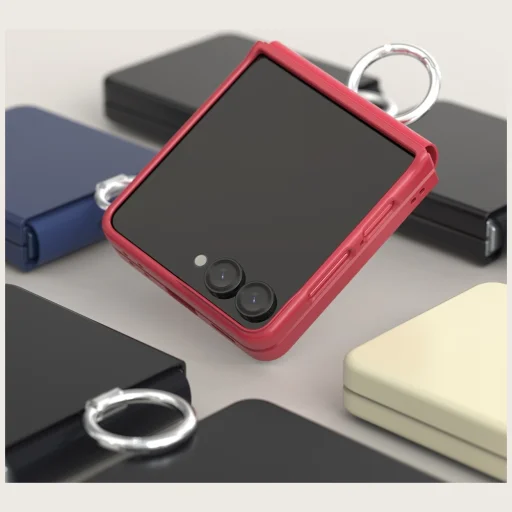 Samsung Galaxy Z Flip7 Araree Aero Flex R East-Grip Ring čierne puzdro - 5