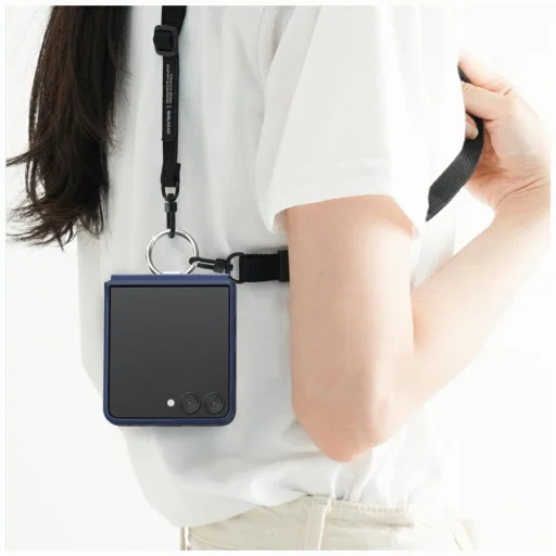 Samsung Galaxy Z Flip7 Araree Aero Flex R East-Grip Ring čierne puzdro - 8