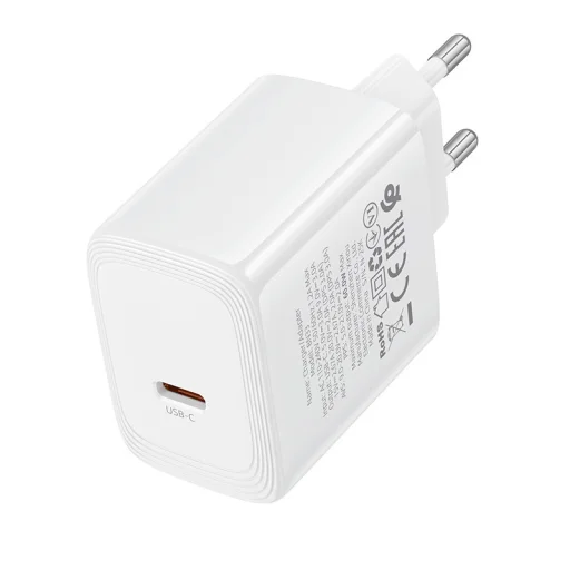 Borofone BN33 Fuente sieťový USB-C nabíjací adaptér typu GaN - QC3.0 PD 40W biely - 3