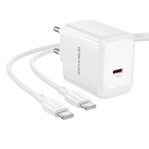 Borofone BN33 Fuente GaN Typ C - QC3.0 PD 40W sieťový nabíjací adaptér USB-C - 4
