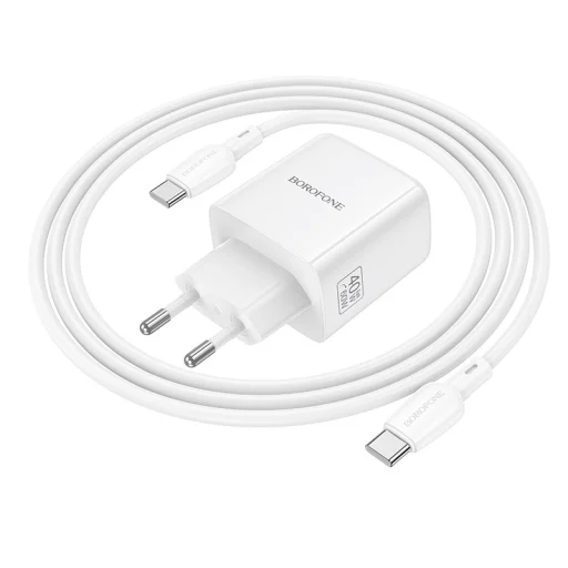 Borofone BN33 Fuente GaN Typ C - QC3.0 PD 40W sieťový nabíjací adaptér USB-C - 6