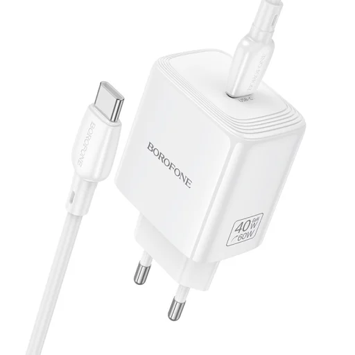 Borofone BN33 Fuente GaN Typ C - QC3.0 PD 40W sieťový nabíjací adaptér USB-C - 2