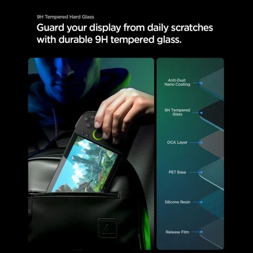 ROG Ally / Ally X 2023-2025 / MSI Claw 7 AI+ Spigen Glas.tR Slim číre tvrdené sklo, 2 ks - 7