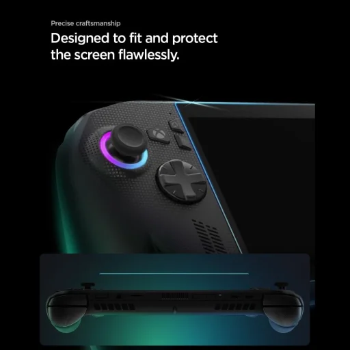 ROG Ally / Ally X 2023-2025 / MSI Claw 7 AI+ Spigen Glas.tR Slim číre tvrdené sklo, 2 ks - 8