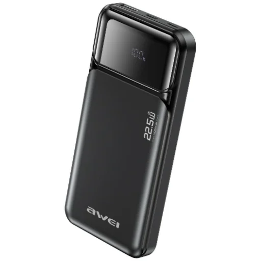 Awei PA-90 10000mAh 22,5W PD 2xUSB-C čierna powerbanka - 1