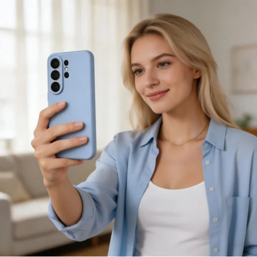 Samsung Galaxy S26 Ultra Tech-Protect Silicone MagSafe nebesky modré puzdro - 7