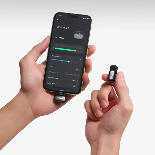 BOYA mini 2-02 bezdrôtové mikrofóny - 34