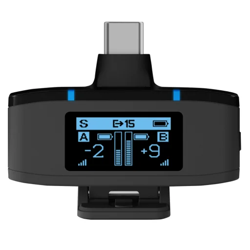 BOYA BOYAMIC 2-02 bezdrôtové mikrofóny 2.4 GHz - čierne - 2