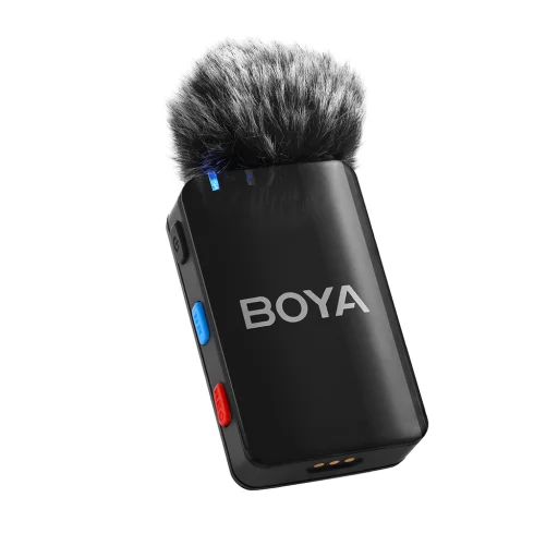 BOYA BOYAMIC 2-02 bezdrôtové mikrofóny 2.4 GHz - čierne - 4