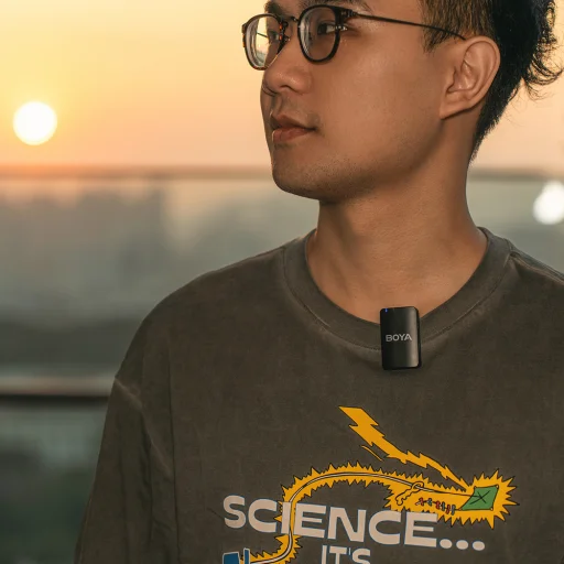 BOYA BOYAMIC 2-02 bezdrôtové mikrofóny 2.4 GHz - čierne - 18