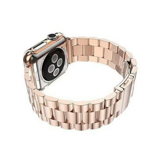 Mercury kovový remienok pre Apple Watch 42/44/45mm ružovozlatý - 2
