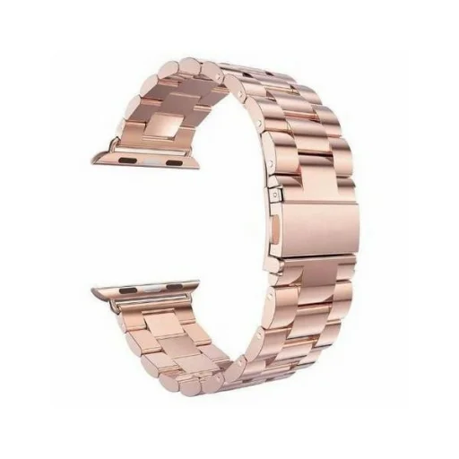 Mercury kovový remienok pre Apple Watch 42/44/45mm ružovozlatý - 3