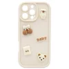 iPhone 11 Ultra Trendy 3D béžový obal s medveďom thumbnail