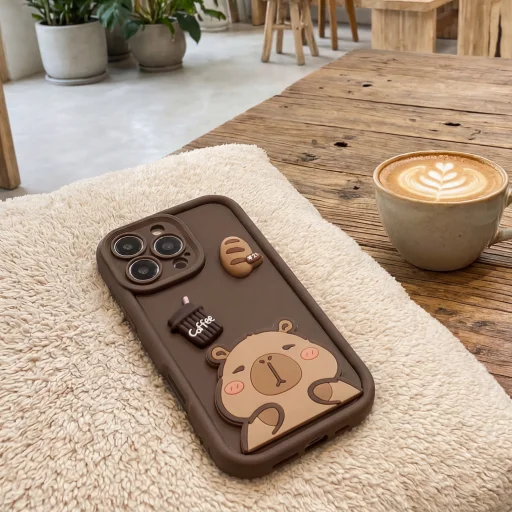 Ultra trendy 3D obal s kapybarou na iPhone 11 - 9