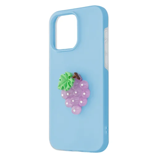 iPhone 11 modré puzdro 2 v 1 s ovocím - 3