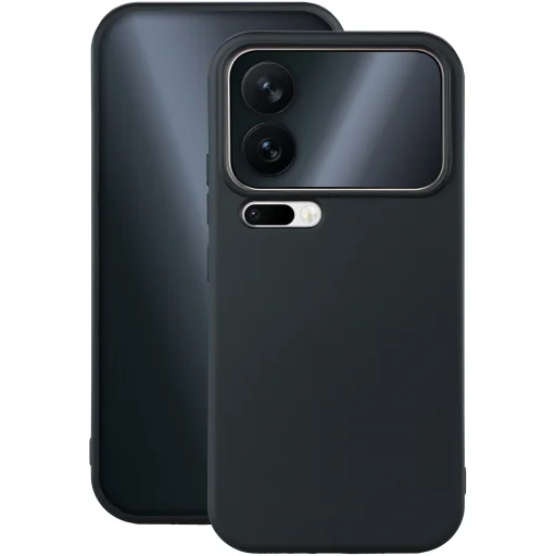 Xiaomi 17 Pro čierne silikónové puzdro - 1