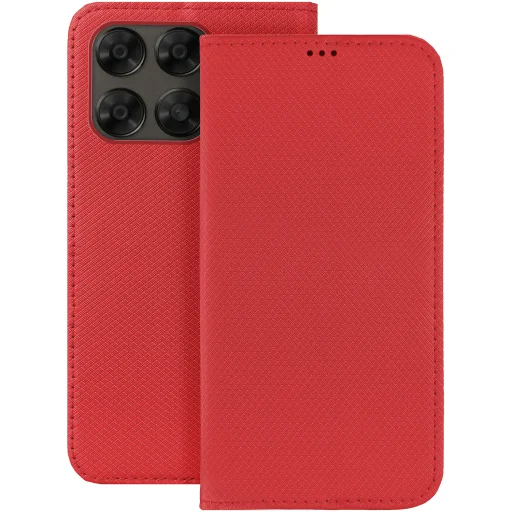 Motorola Moto G67 5G / G77 5G Smart Magnet červené puzdro - 1