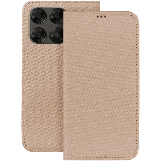 Motorola Moto G67 5G / Moto G77 5G Smart magnetické puzdro zlaté puzdro - 1