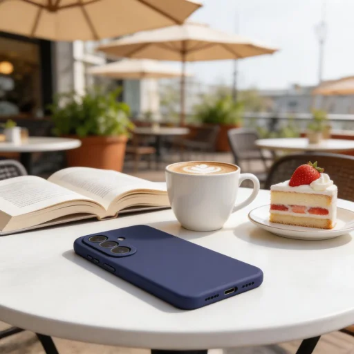 Samsung Galaxy S26 Tech-Protect Silicone MagSafe kobaltovo fialové puzdro - 5