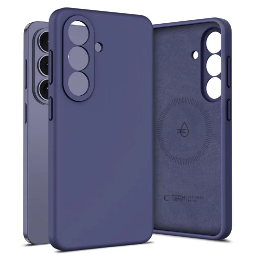 Samsung Galaxy S26 Tech-Protect Silicone MagSafe kobaltovo fialové puzdro - 2