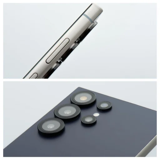 Samsung Galaxy S26 BLUE STAR Easy Install ochranné sklo na kameru čierne - 2