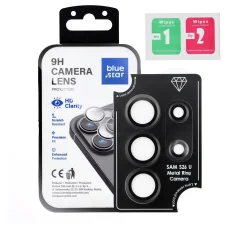Samsung Galaxy S26 Ultra ochranné tvrdené sklo na šošovku fotoaparátu BLUE STAR Easy Install čierne