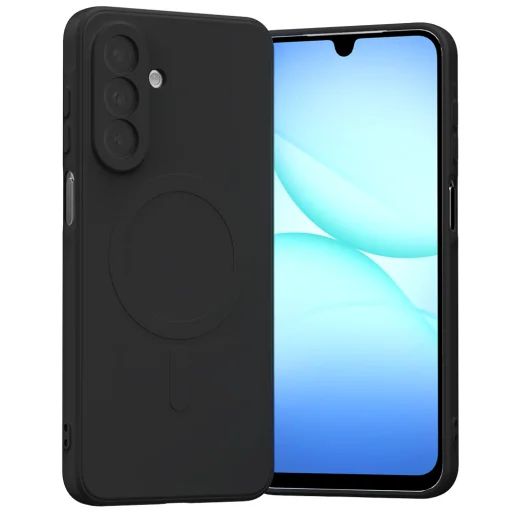 Samsung Galaxy A17 Mercury Semi-Silicone MagSafe čierne puzdro - 1