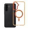 Samsung Galaxy A27 Frame Clear Hybrid Mag Cover MagSafe kompatibilné puzdro hermesovská oranžová thumbnail