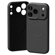 iPhone 17 Pro Mercury Semi-Silicone MagSafe puzdro, čierne