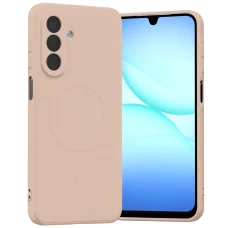 Samsung Galaxy A17 Mercury Semi-Silicone MagSafe puzdro, ružový piesok