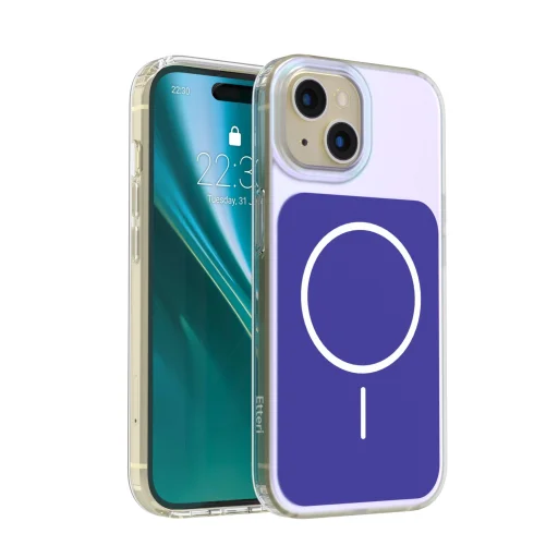 iPhone 15 Etteri Hidden Pearl tmavomodré puzdro - 1