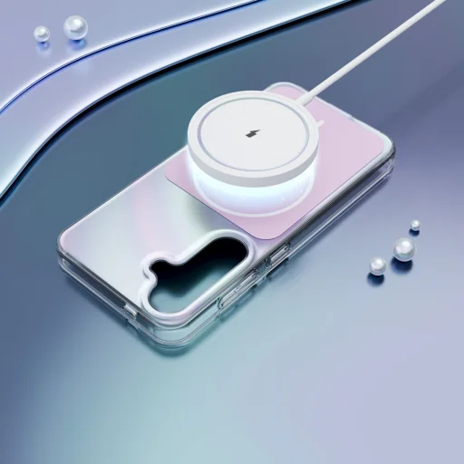 Samsung Galaxy S25 Etteri Hidden Pearl ružové puzdro - 6