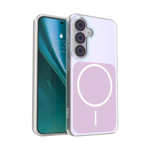 Samsung Galaxy S25 Etteri Hidden Pearl ružové puzdro - 1