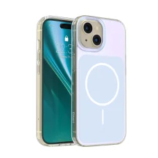 Svetlomodré puzdro Etteri Hidden Pearl pre iPhone 15