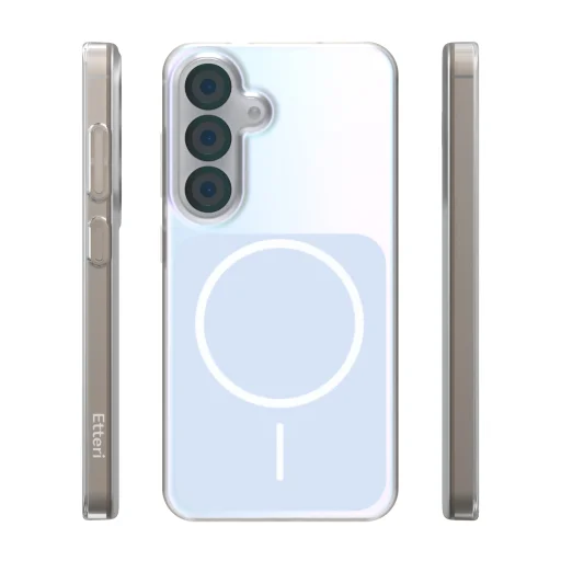 Samsung Galaxy S25 Etteri Hidden Pearl svetlomodrý obal - 3