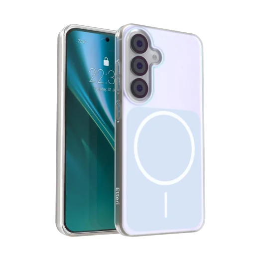 Samsung Galaxy S25 Etteri Hidden Pearl svetlomodrý obal - 1