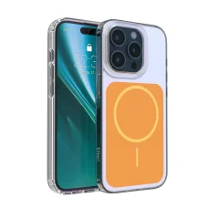iPhone 15 Pro 6,1" Etteri Hidden Pearl oranžové puzdro