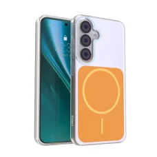 Samsung Galaxy S25 Etteri Hidden Pearl oranžové puzdro