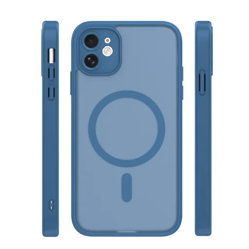 iPhone 11 Mag matný tmavomodrý obal - 3