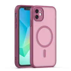 iPhone 11 Mag matný bordový obal